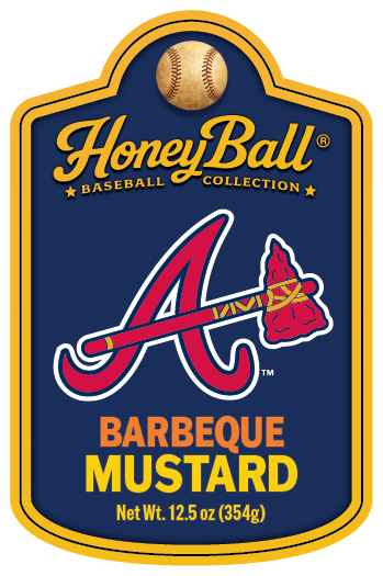 Atlanta Braves™ Barbeque Mustard - Honeyball Ballpark Collection - Available Soon!