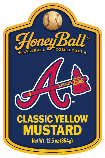 Atlanta Braves™ Classic Yellow Mustard - Honeyball Ballpark Collection - Available Soon!