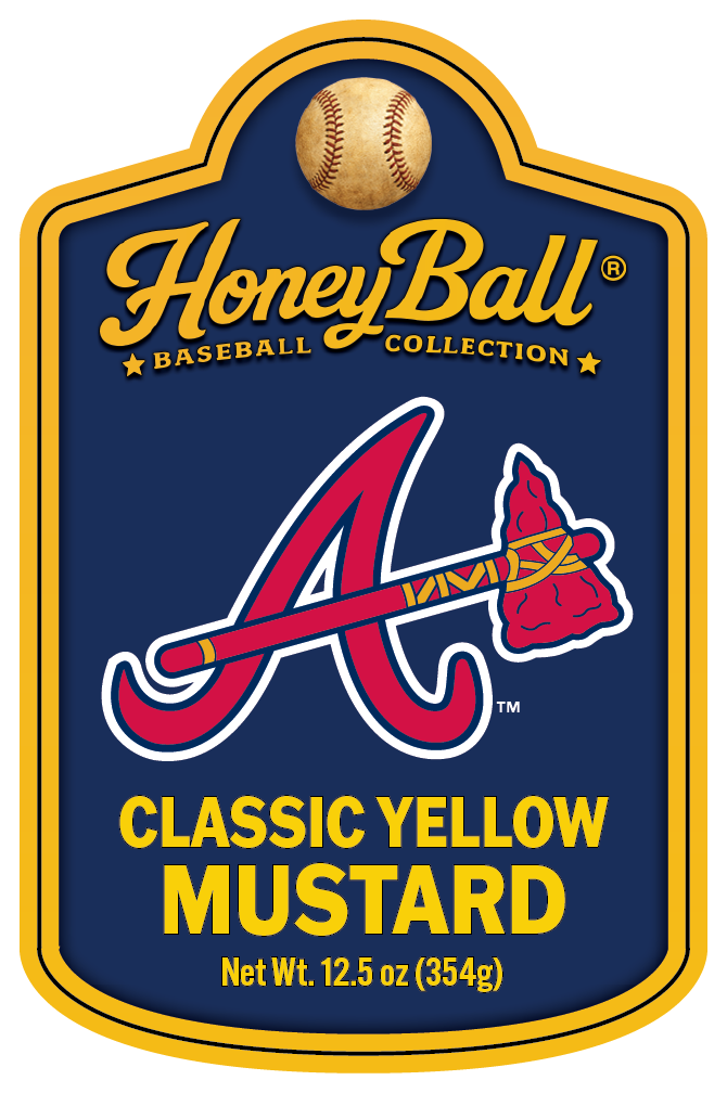 Atlanta Braves™ Classic Yellow Mustard - Honeyball Ballpark Collection - Available Soon!
