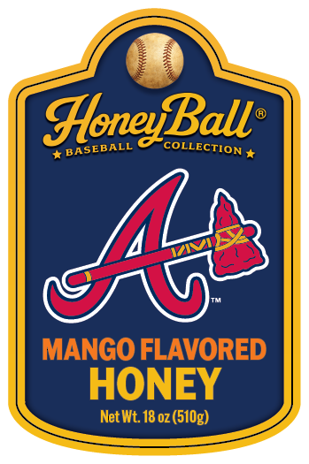 Atlanta Braves™ Mango Flavored Honey - Honeyball Ballpark Collection - Available Soon!