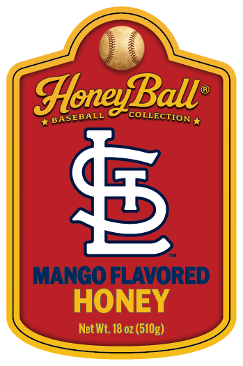 St, Louis Cardinals™ Mango Flavored Honey - Honeyball Ballpark Collection - Available Soon!
