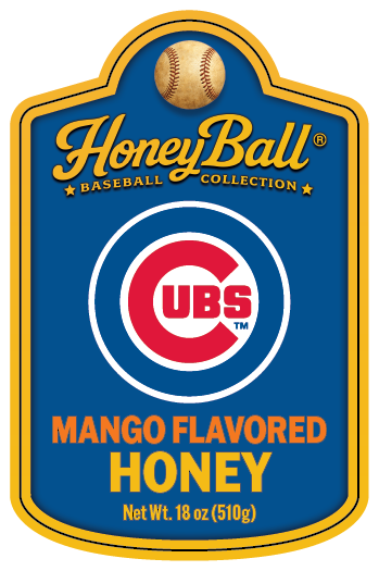 Chicago Cubs™ Mango Flavored Honey - Honeyball Ballpark Collection - Available Soon!
