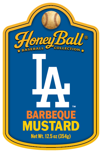 Los Angeles Dodgers™ Barbeque Mustard - Honeyball Ballpark Collection - Available Soon!