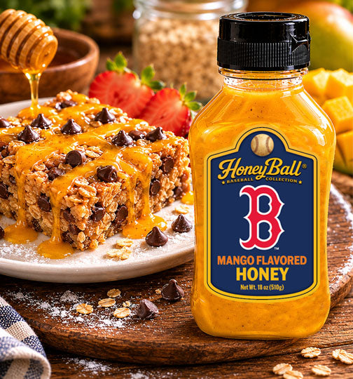 Boston Red Sox™ Mango Flavored Honey - Honeyball Ballpark Collection - Available Soon!