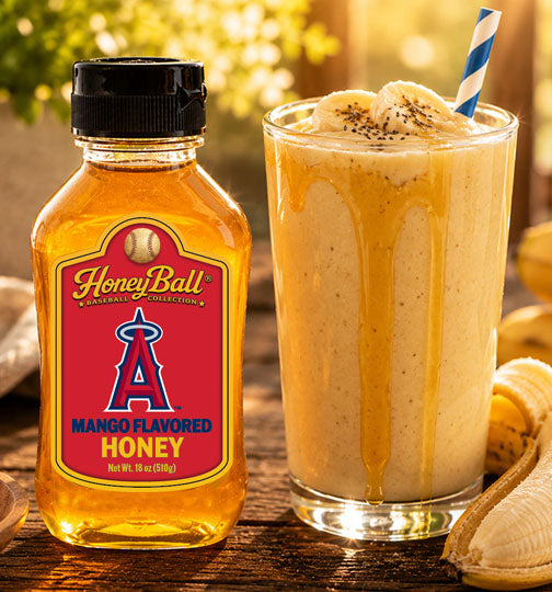 Los Angeles Angels™ Mango Flavored Honey - Honeyball Ballpark Collection - Available Soon!