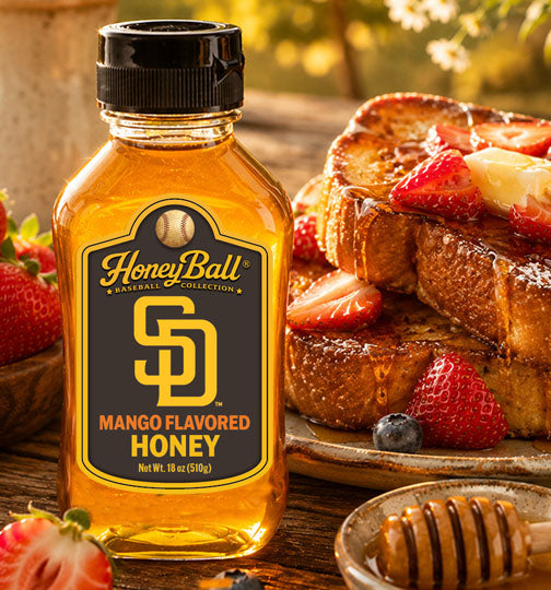 San Diego Padres™ Mango Flavored Honey - Honeyball Ballpark Collection - Available Soon!