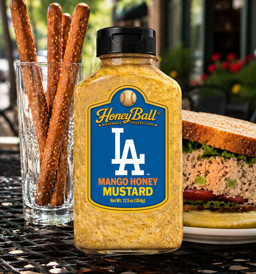 Los Angeles Dodgers™ Mango Honey Mustard - Honeyball Ballpark Collection - Available Soon!