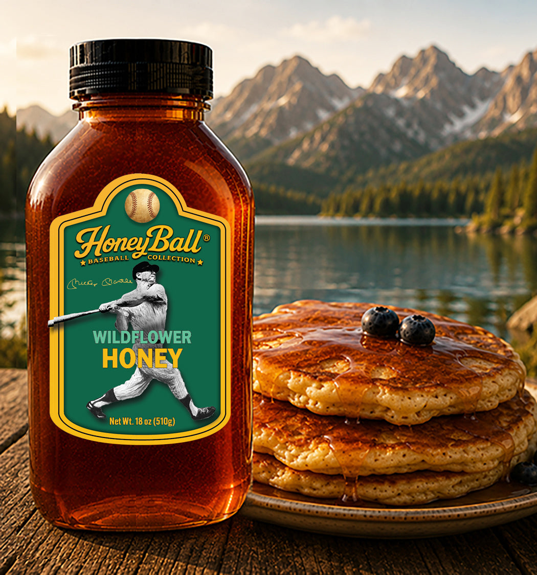 Mickey Mantle Wildflower Honey - Honeyball Ballpark Collection - Available Soon!