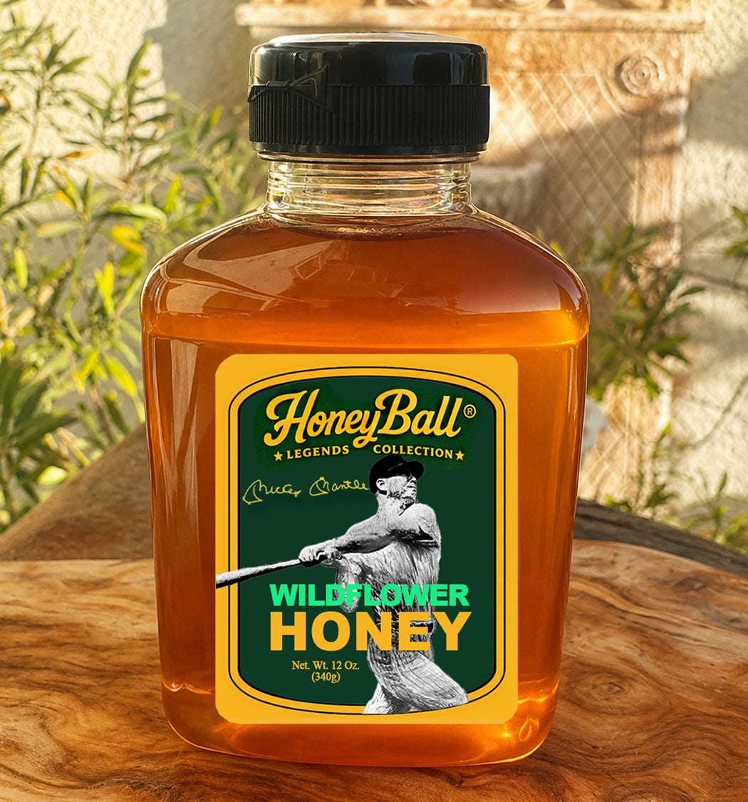 Mickey Mantle 12 Oz. Wildflower Honey