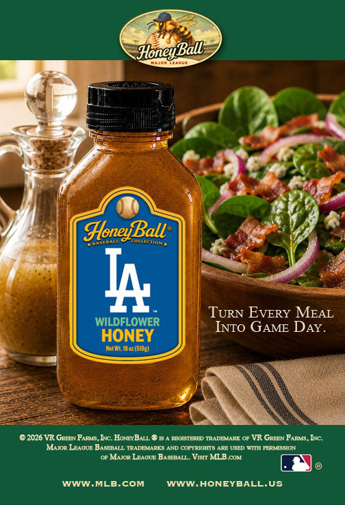 Los Angeles Dodgers™ Wildflower Honey - Honeyball Ballpark Collection - Available Soon!